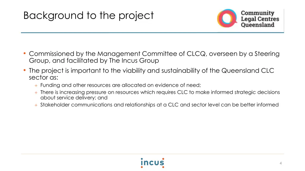 background to the project