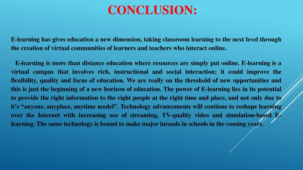 conclusion