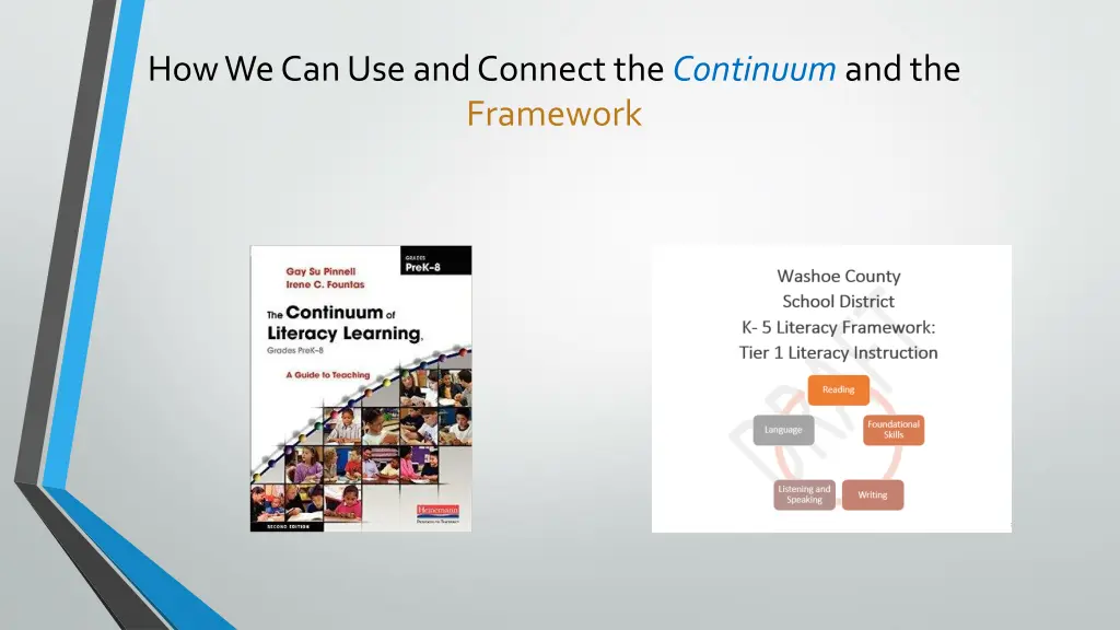 how we can use and connect the continuum