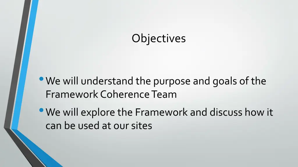 objectives