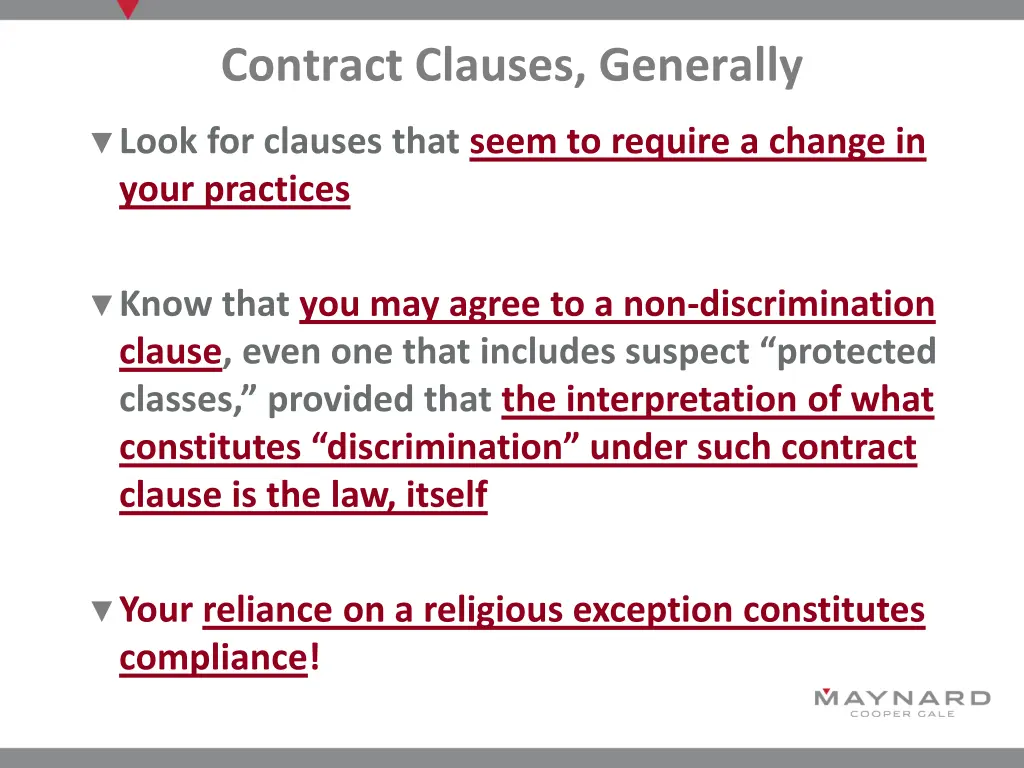 contract clauses generally 2