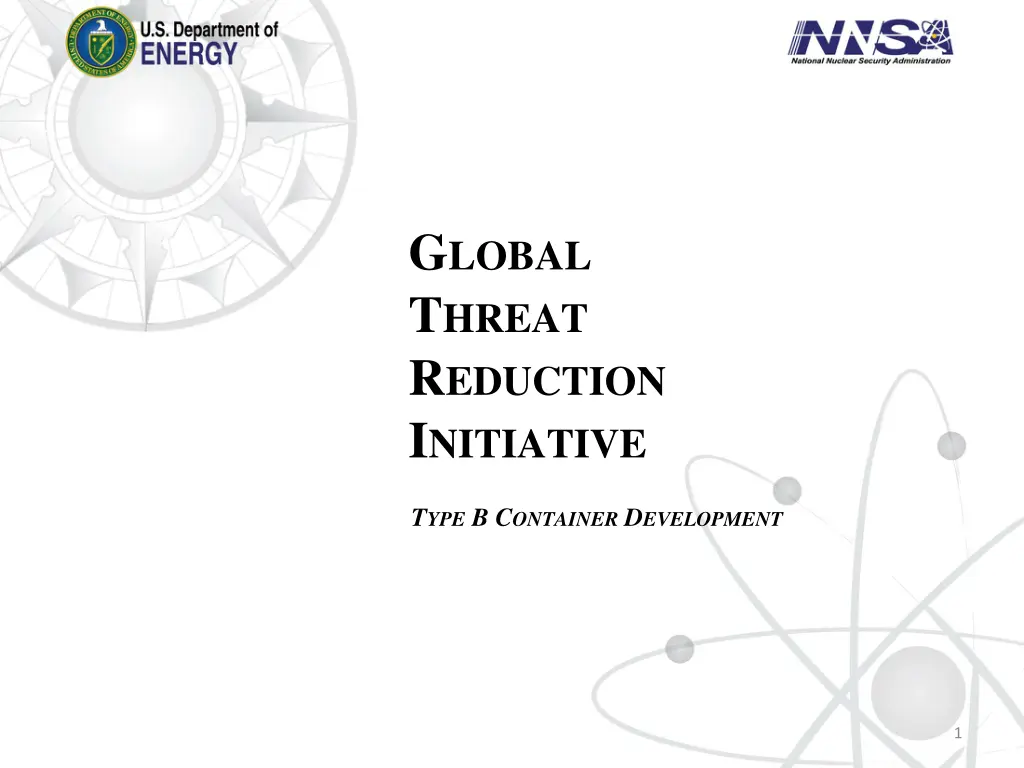 g lobal t hreat r eduction i nitiative