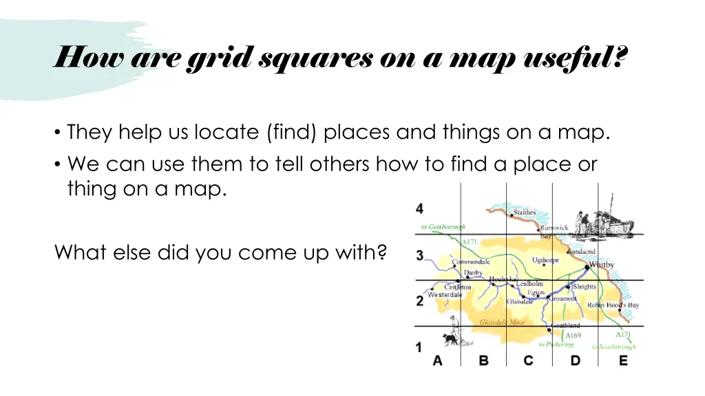 how are grid squares on a map useful