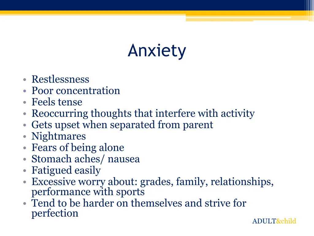 anxiety