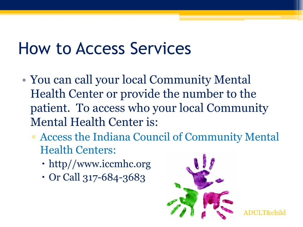 how to access services