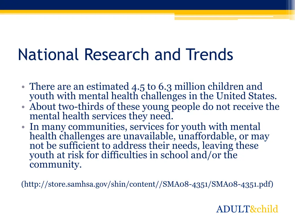 national research and trends