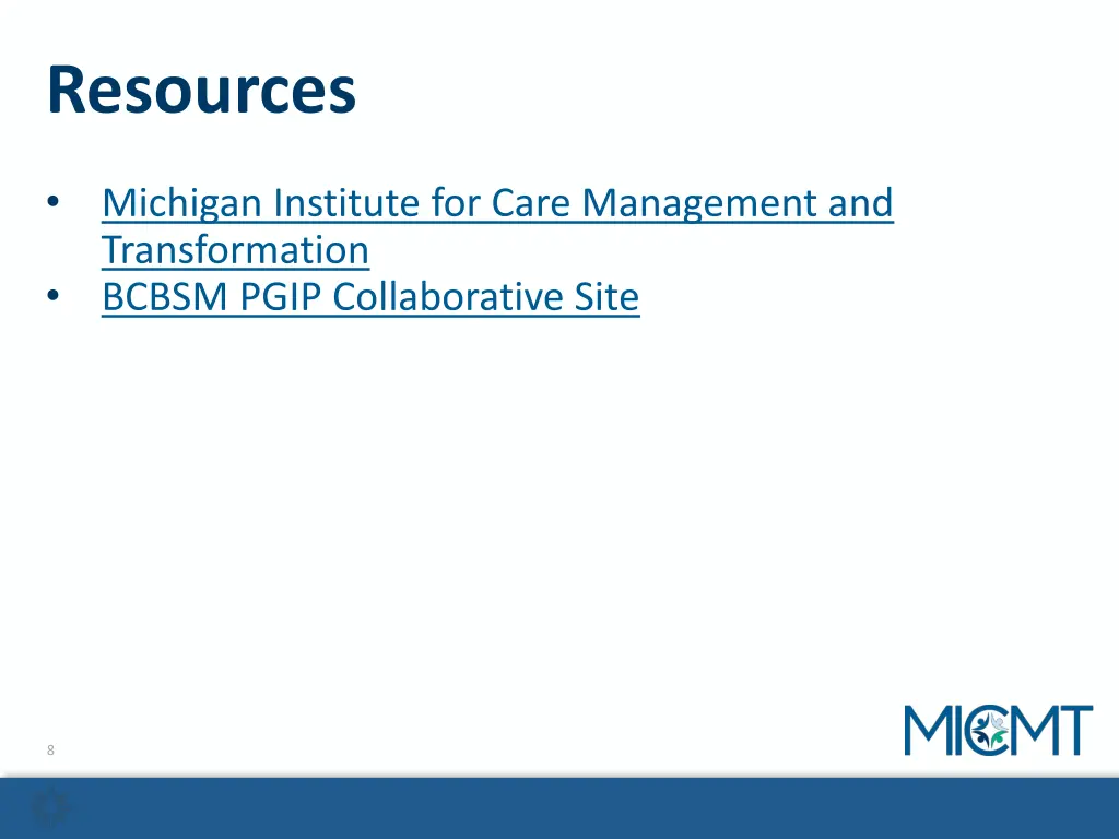 resources