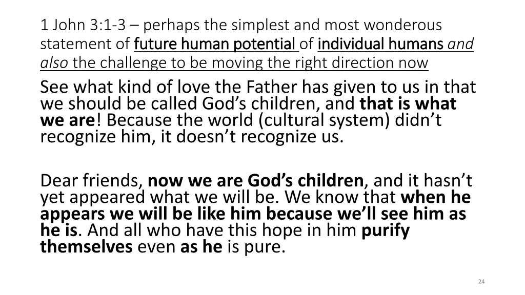 1 john 3 1 3 perhaps the simplest and most