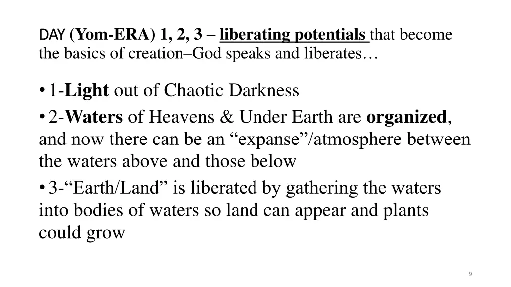 day day yom era 1 2 3 liberating potentials that