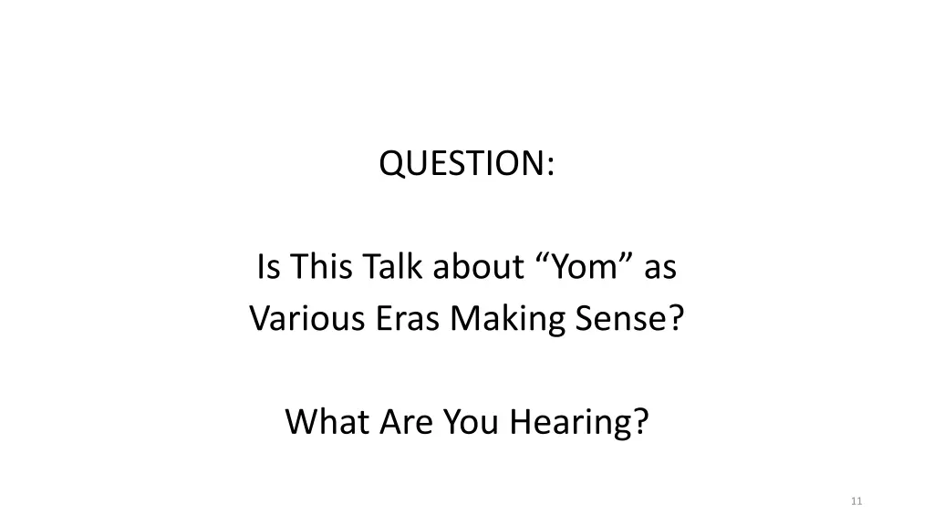 question