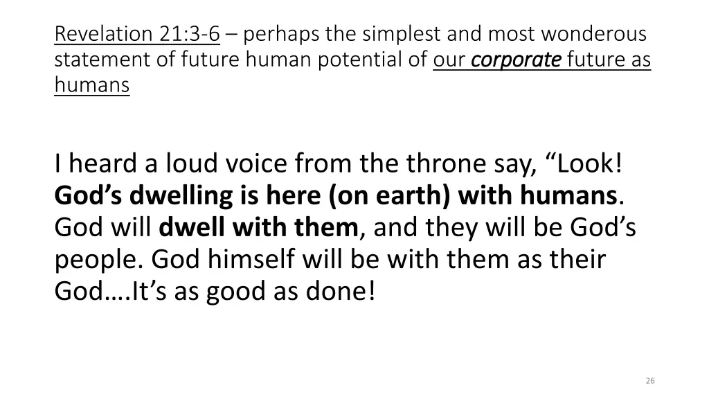 revelation 21 3 6 perhaps the simplest and most