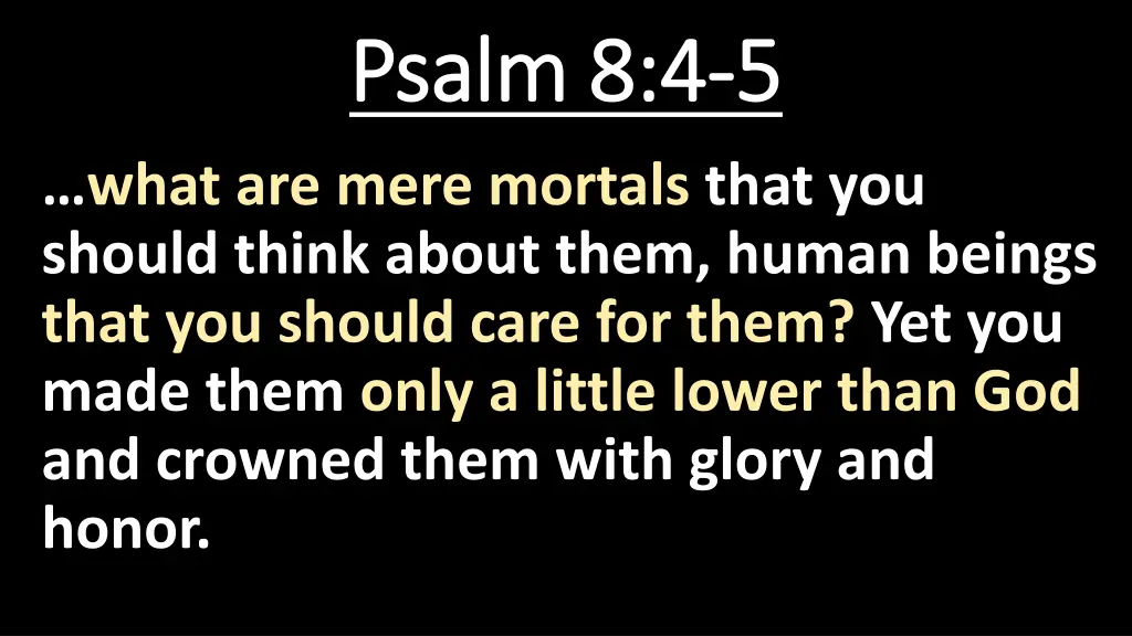 psalm 8 4 psalm 8 4 5 5