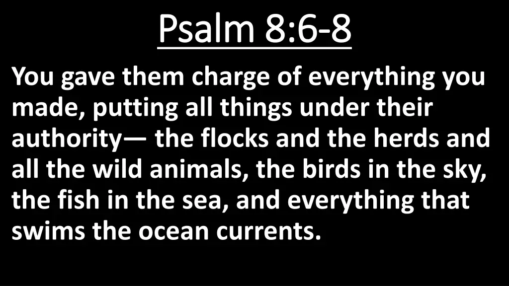 psalm 8 6 psalm 8 6 8 8