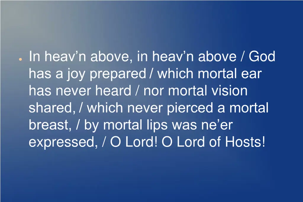 in heav n above in heav n above