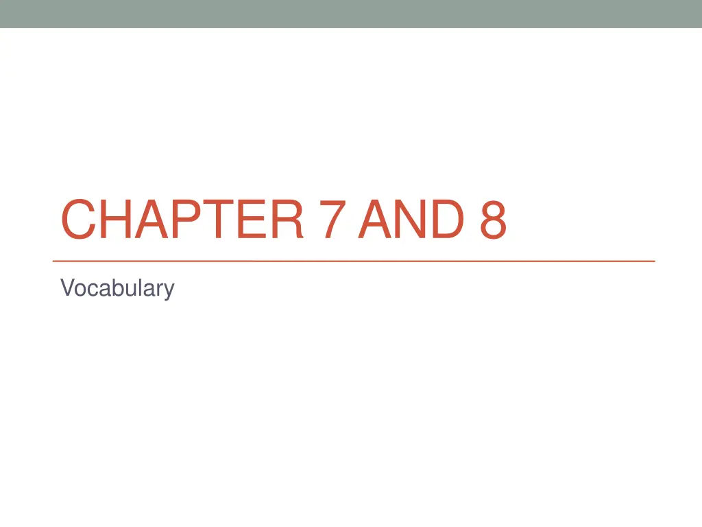 chapter 7and 8