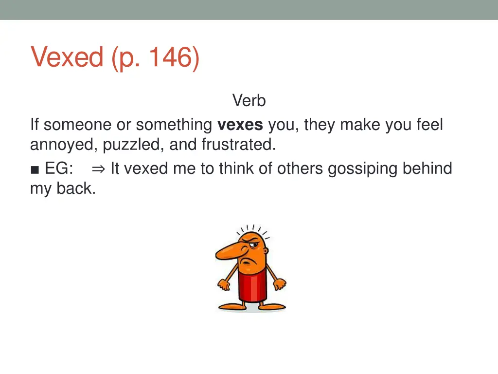 vexed p 146