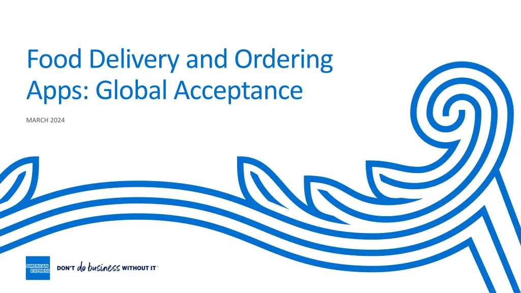 food delivery and ordering apps global acceptance