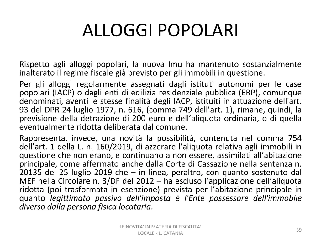 alloggi popolari