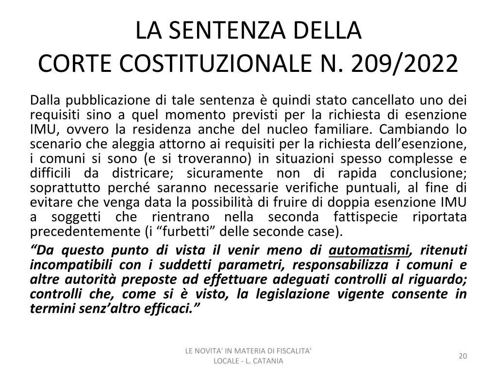 la sentenza della corte costituzionale n 209 2022 5