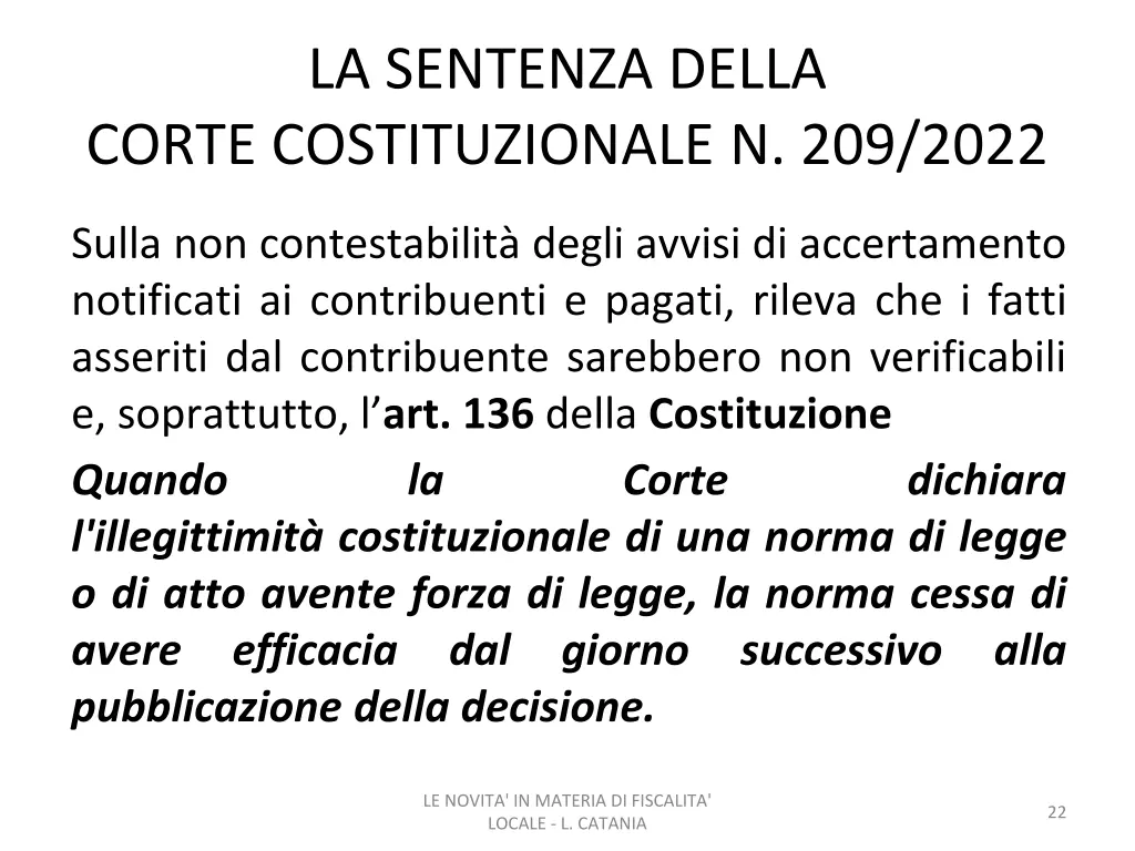 la sentenza della corte costituzionale n 209 2022 7