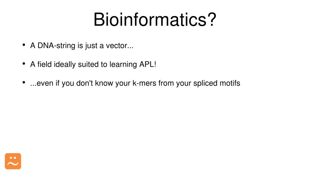 bioinformatics 1