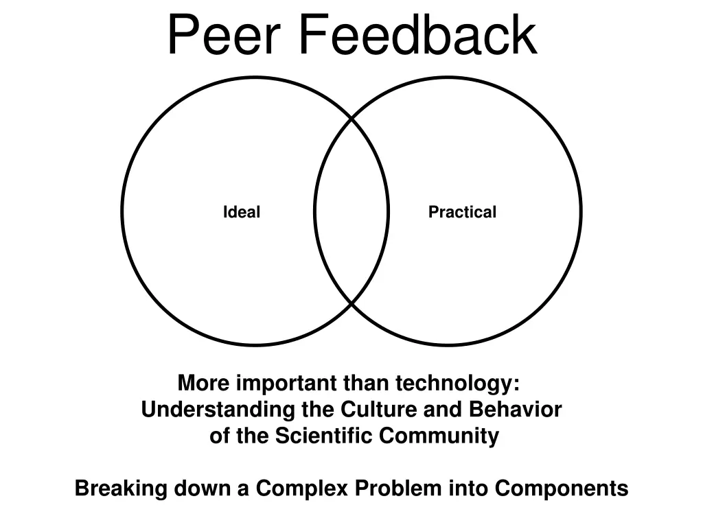 peer feedback