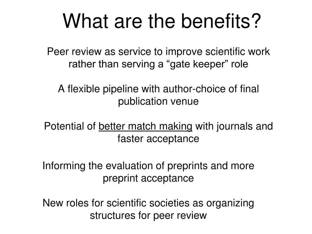 what are the benefits