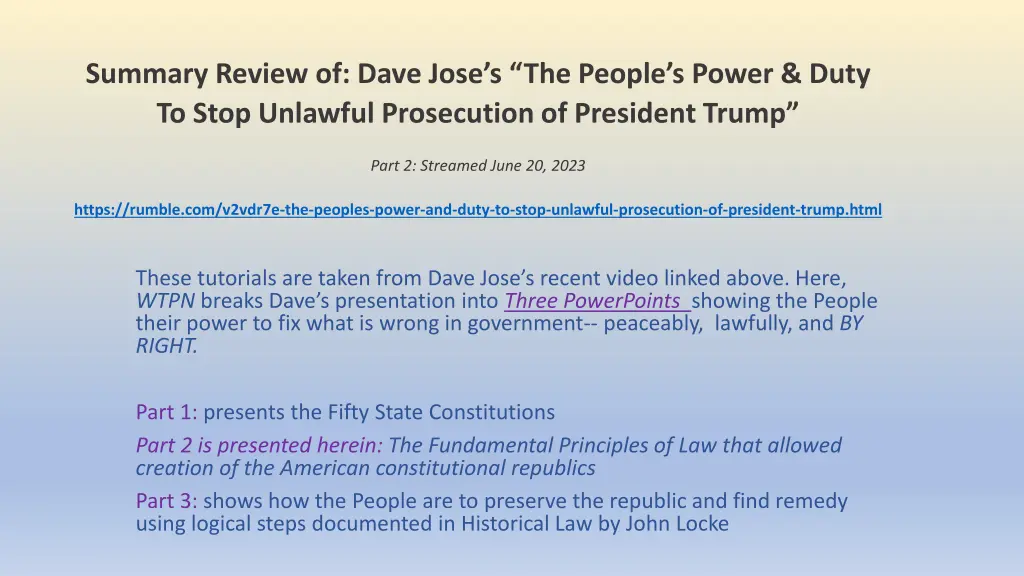 summary review of dave jose s the people s power