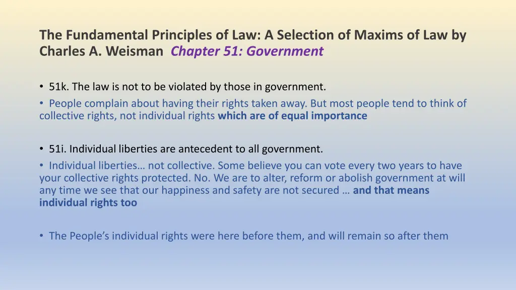 the fundamental principles of law a selection 2