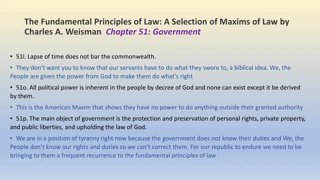 the fundamental principles of law a selection 3