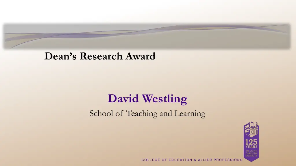 dean s research award
