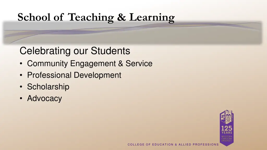 school of teaching learning