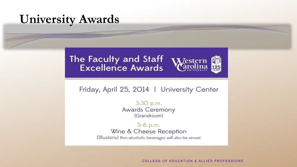 university awards