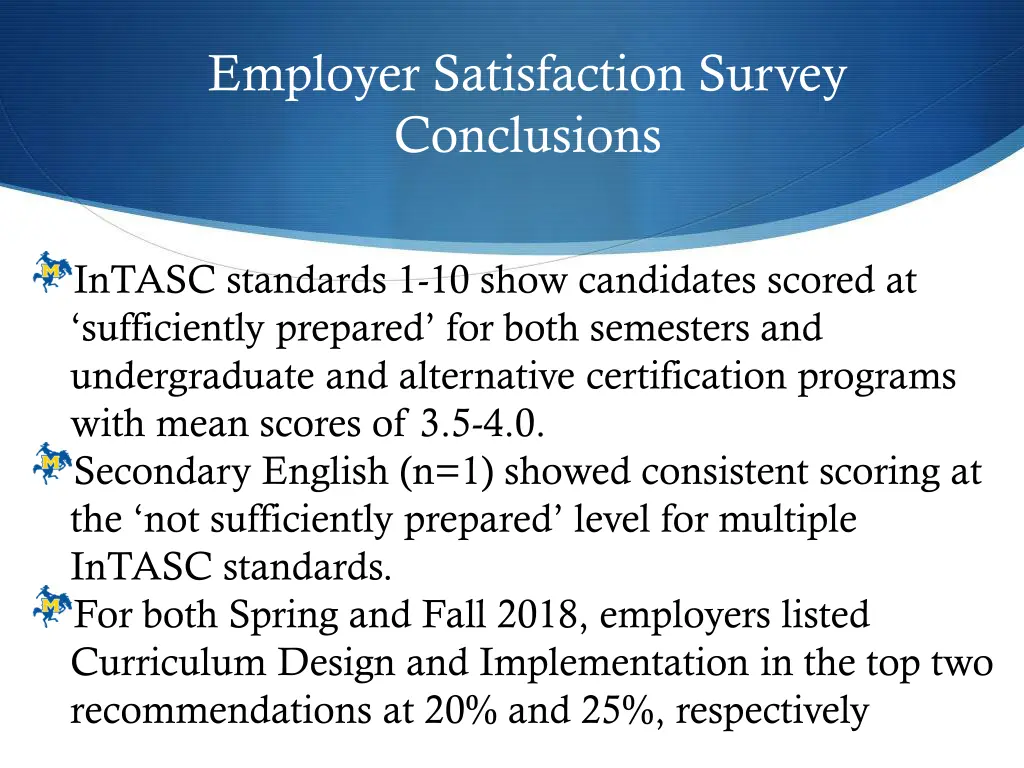 employer satisfaction survey conclusions