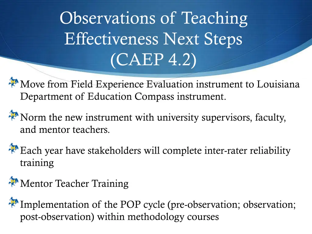 observations of teaching effectiveness next steps