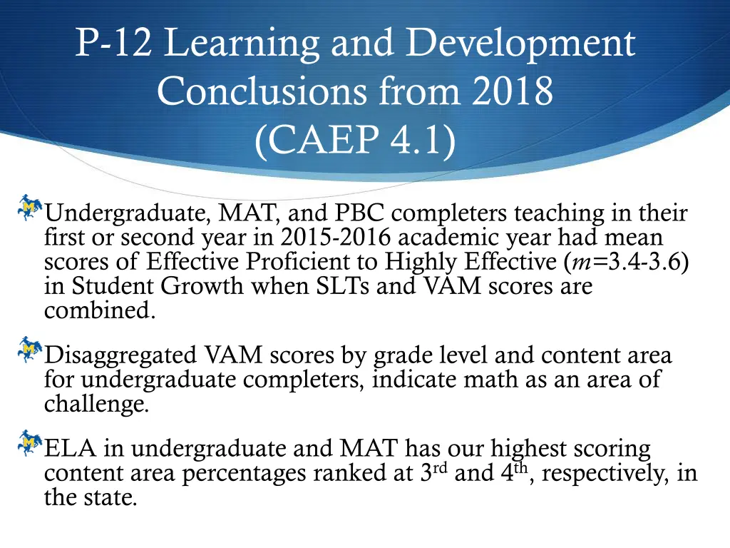 p 12 learning and development conclusions from