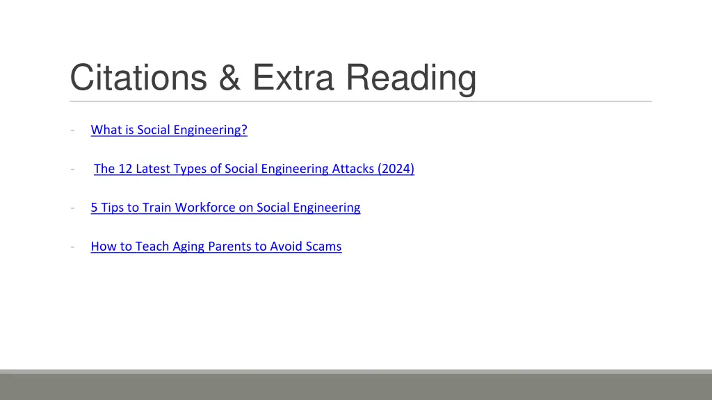 citations extra reading