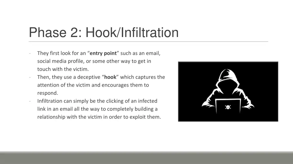 phase 2 hook infiltration
