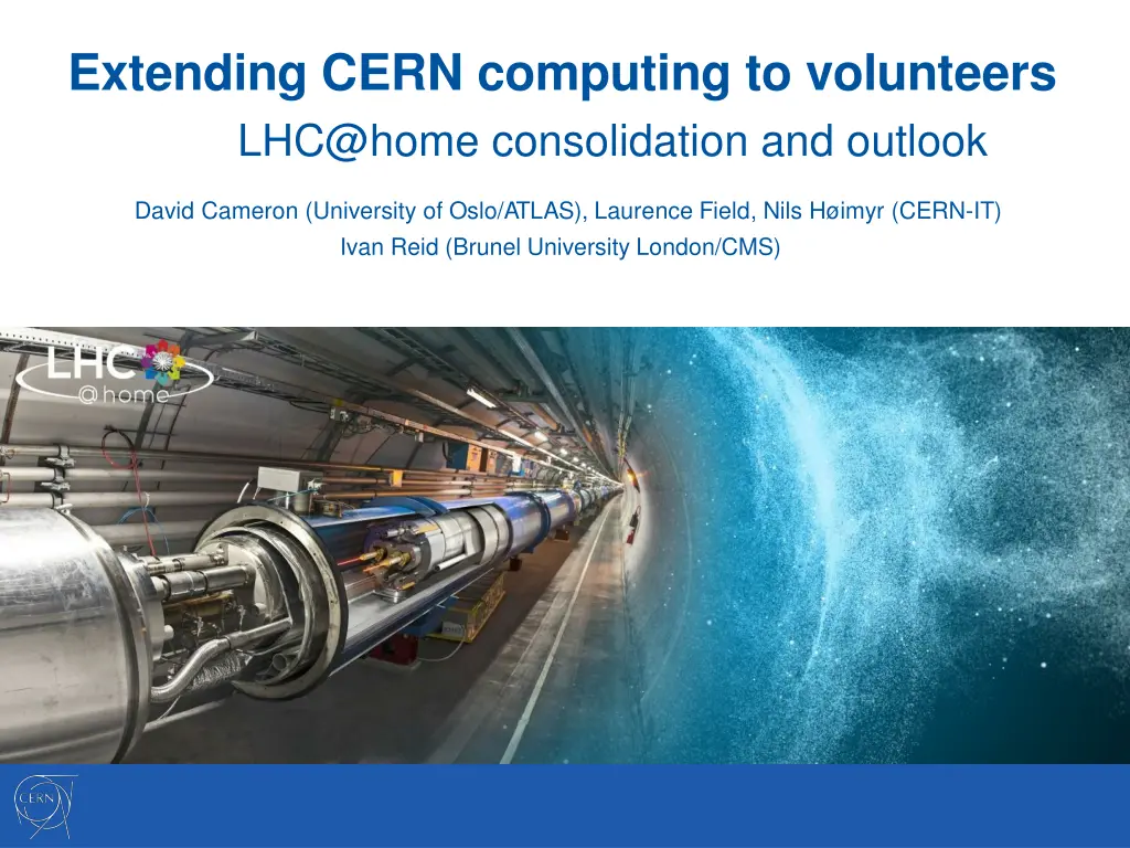 extending cern computing to volunteers lhc@home