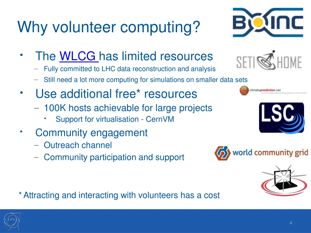 why volunteer computing
