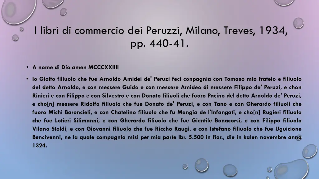 i libri di commercio dei peruzzi milano treves