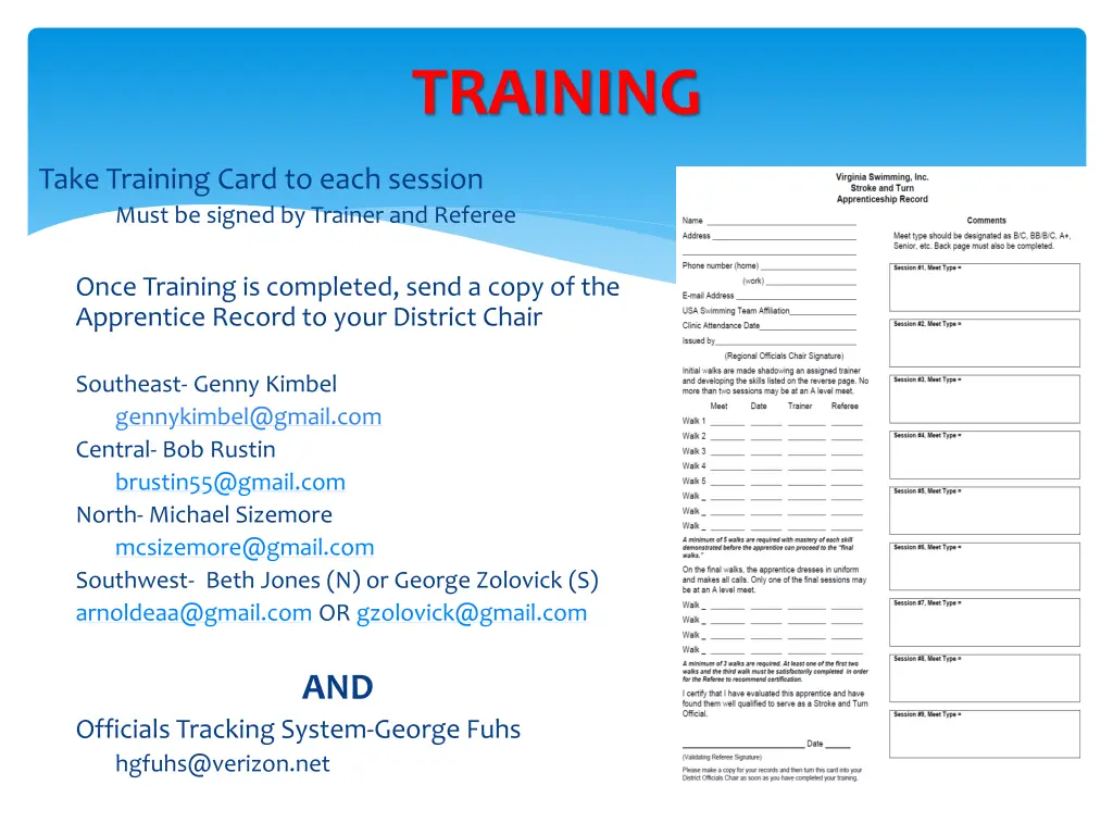 training