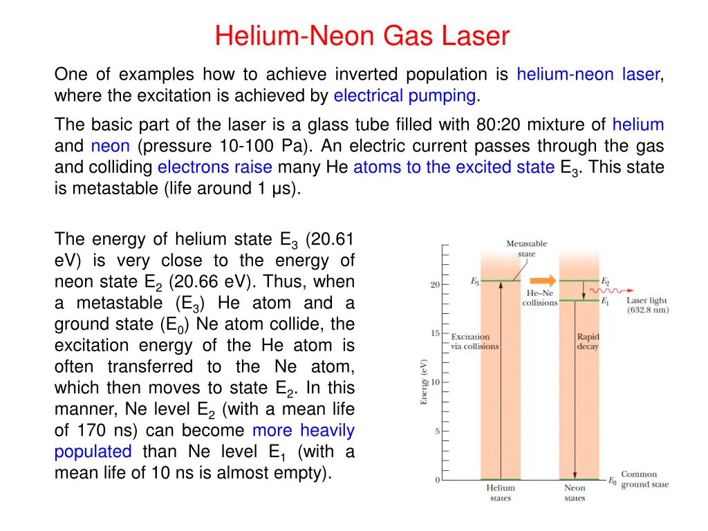 helium neon gas laser