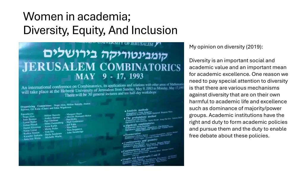 women in academia diversity equity and inclusion