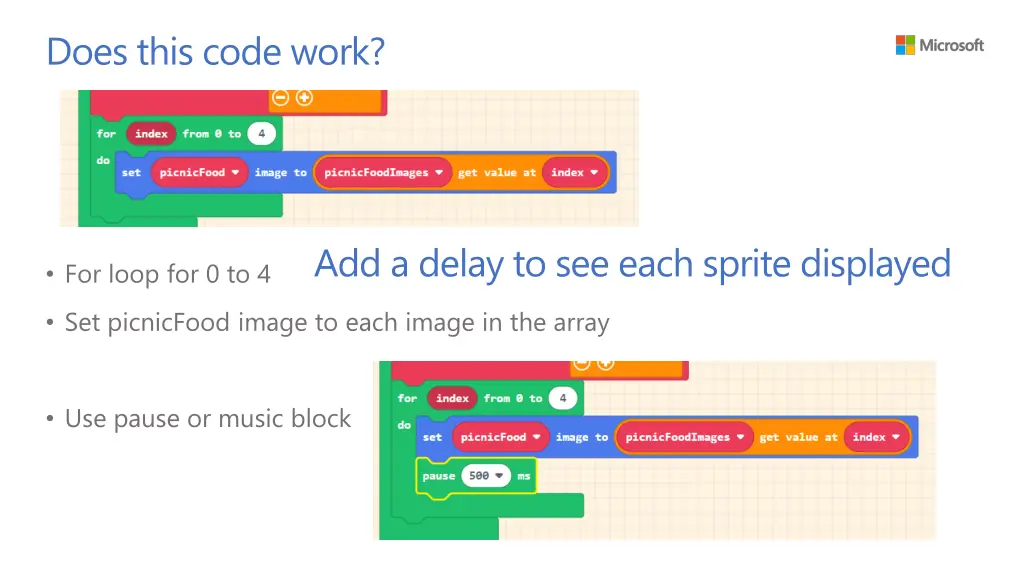 does this code work