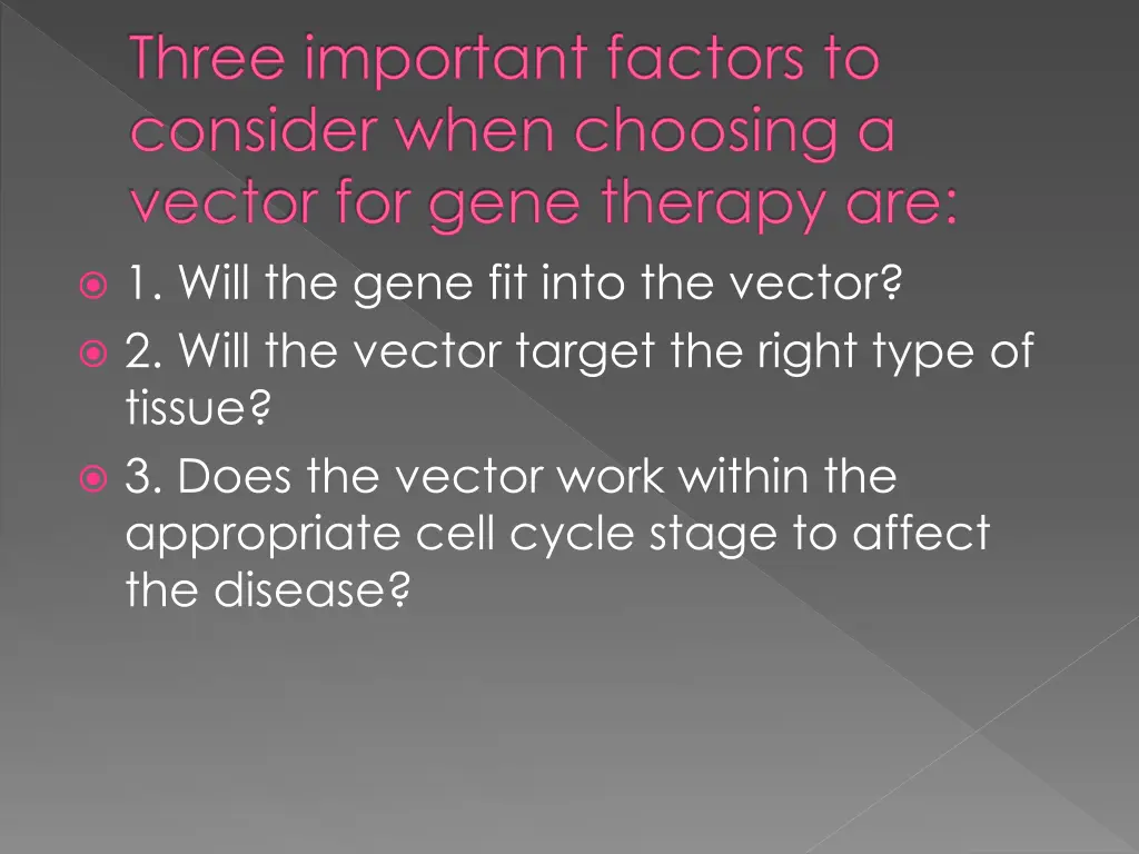 three important factors to consider when choosing