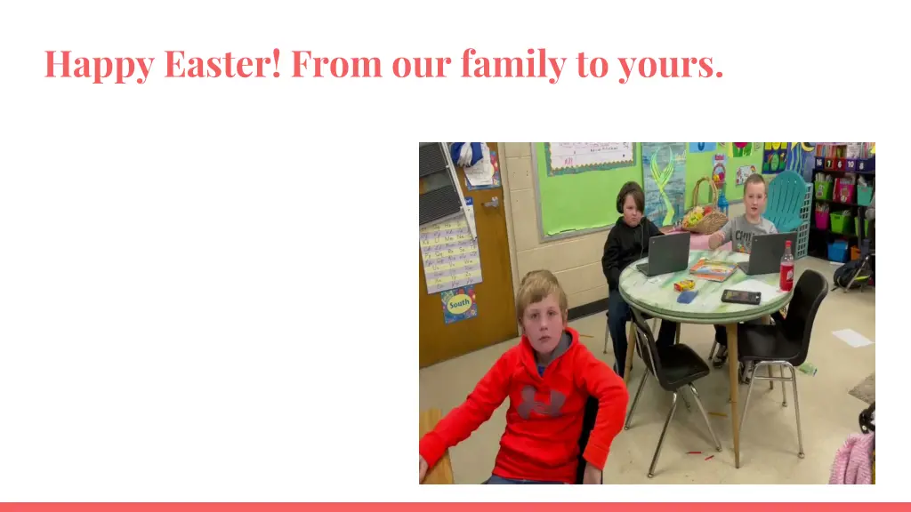 happy easter from our family to yours