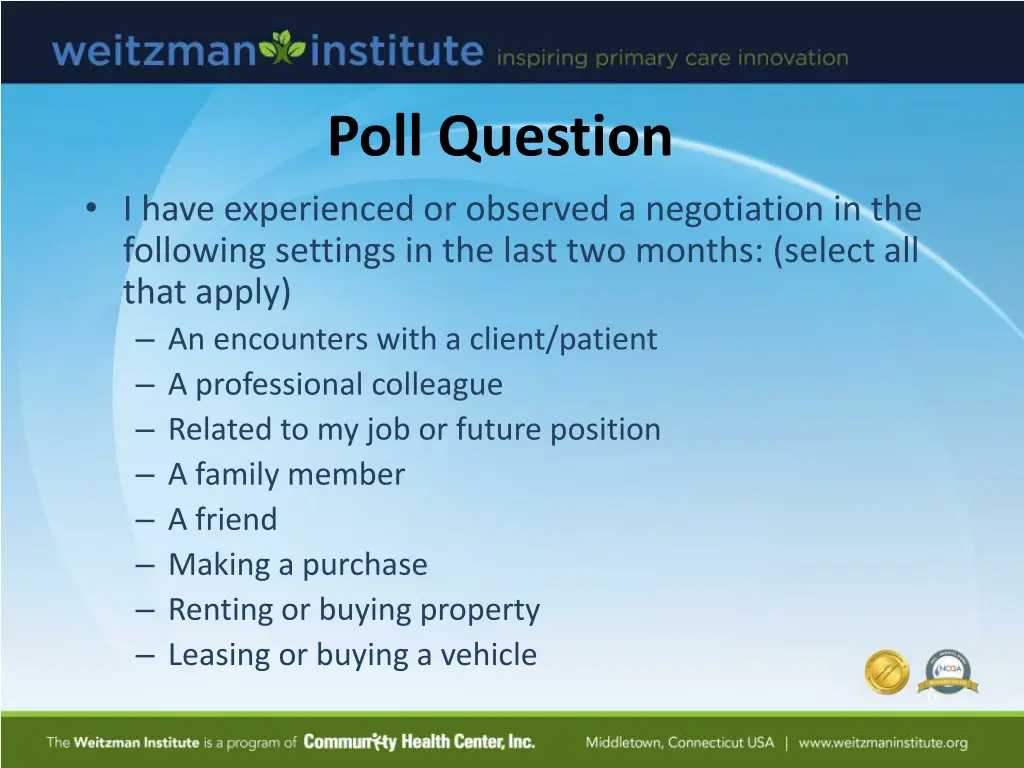poll question