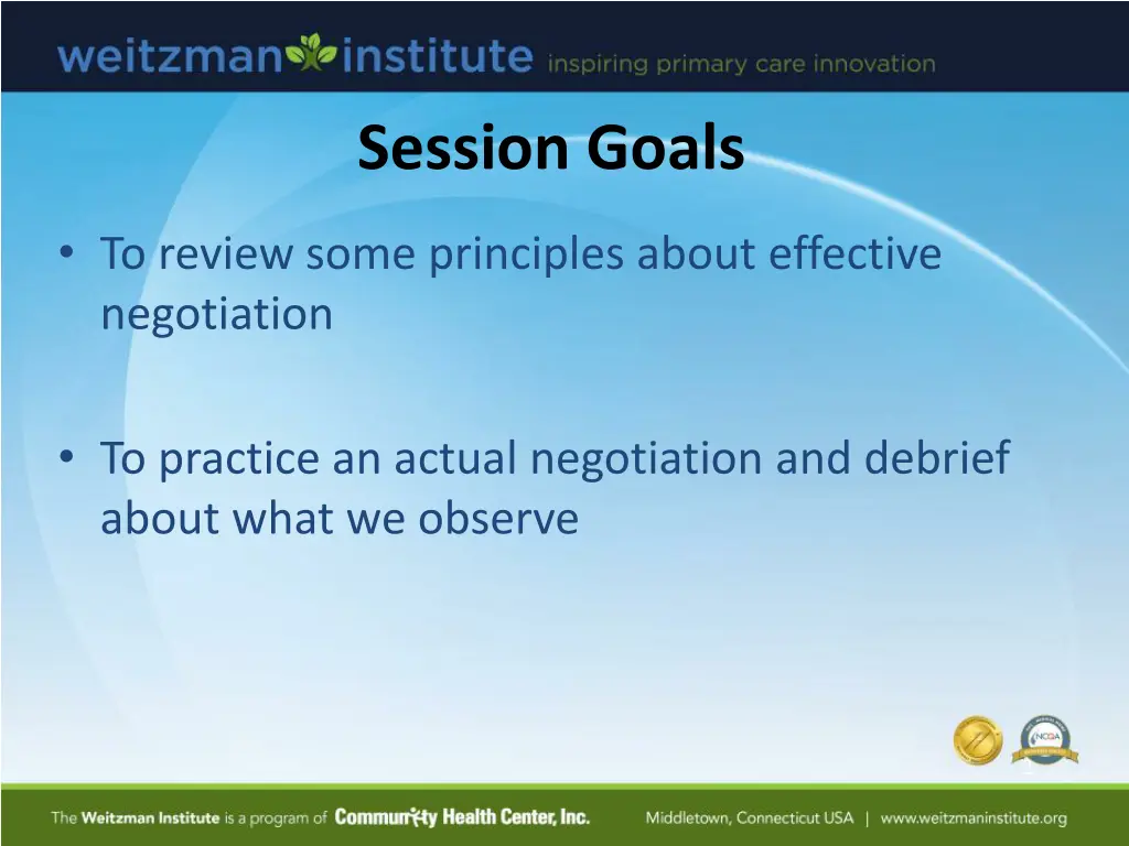 session goals