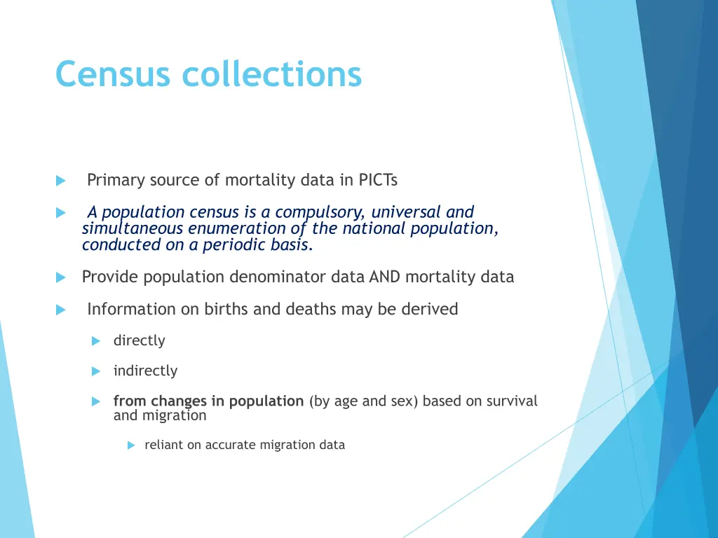 census collections